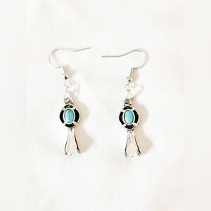 Tower turquoise earrings